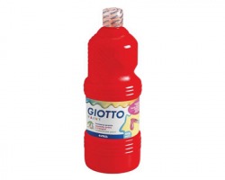 Fila-Giotto 533408 Bottiglia tempera pronta rosso scarlatto 1L