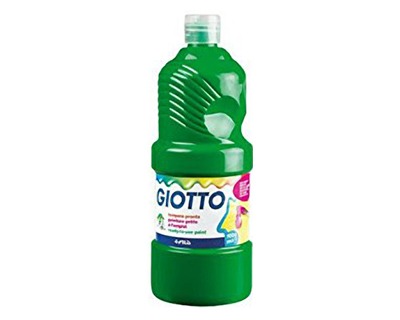 Fila-Giotto 533412 Bottiglia tempera pronta verde 1L - OFBA srl