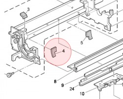 Ricoh AA152431 Front drum seal originale