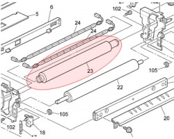 Ricoh AE011044 Rullo Fusore Superiore originale