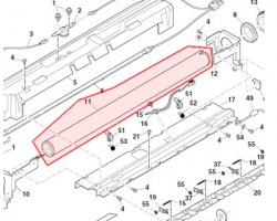 Sharp Rullo Fusore Superiore Ar 160-161-163-200-205-200se-201-205-206-207-5015-toshiba E-studio 161