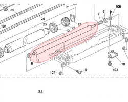 Ricoh AE020138 Pressure roller originale