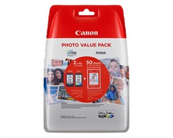 Canon PG545XL-CL546XL Multipack inkjet nero + colori + 50FF CARTA (8286B006)