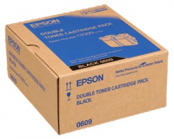 Epson 0609 Kit 1x2 Toner nero originale (C13S050609)