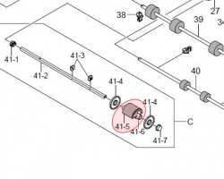 Samsung JC7201231A Sponge roller pick up compatibile