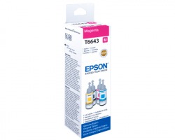 Epson T6643 Flacone inchiostro originale magenta (C13T664340) da 70ml