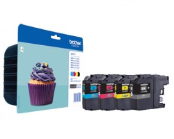 Brother LC123VALBP Multipack inkjet nero + 3 colori originale