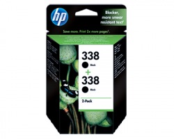 HP CB331EE Pack x2 inkjet nero originale (338)