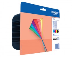 Brother LC223VALBP Multipack inkjet nero + 3 colori originale