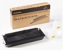 Integral TK475 Toner nero compatibile 15.000 copie 520g con chip + 2x vaschetta rec.toner