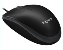 Logitech B100 Mouse ottico USB nero con scroll