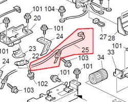 Ricoh D0094177 Fusing thermistor compatibile