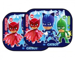 Pj Masks Set Tendina parasole da auto 2pz, misura 44x35