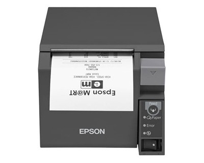 Epson TM-T70II Stampante termica per scontrini, ethernet e USB con  taglierina automatica e buzzer (C31CD38022A1) - OFBA srl