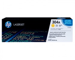 HP CC532A Toner giallo originale (304A)