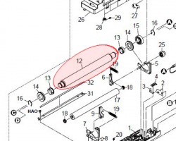 Kyocera 2BK20012 Rullo fusore superiore compatibile (2BK20011)