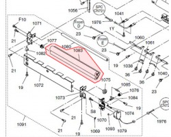 Panasonic DZJP000059 Cleaning-web roller compatibile