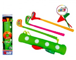 Gioco Set da golf 3 mazze 43cm + 4palline, dimensioni: 52 x 11 x 12 cm