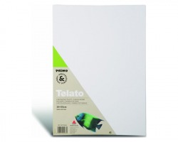 Primo 467CT25X35 Cartoncino telato per diverse tecniche di pittura, 100% cotone, 25x35cm