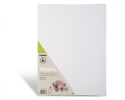 Primo 468CT30X40 Cartoncino telato per diverse tecniche di pittura, 100% cotone, 30x40cm