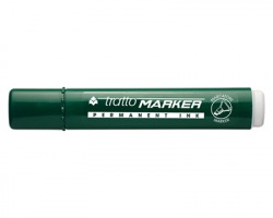 Fila-Tratto 840104 Tratto marker Marcatore verde a base alcool, punta a scalpello