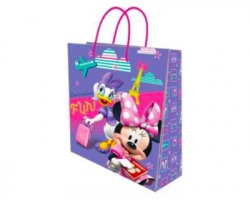 Disney Minnie Sacchetto regalo 32x26x10cm - 1pz