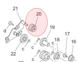 Konica Minolta 4021521101 Gear originale