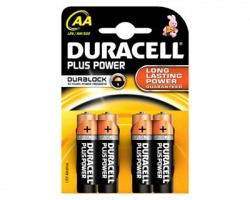 Duracell MN1500 batterie alcaline Plus Power AA stilo 1,5V blister da 4pz (81288304)