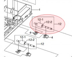 Samsung JC9604983A Roller feed dup originale