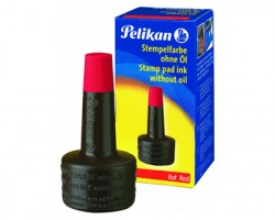 Pelikan 0BBA28 Inchiostro rosso per timbri senza olio da 28ml - 1pz