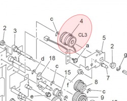 Konica Minolta 9322150012 Clutch originale