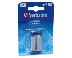 Verbatim 49924 Batteria alcalina 9V in blister da 1pz