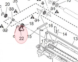 Konica Minolta 4163522401 Gear 20T originale