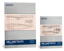 Favini A205003 Album da disegno millimetrato A3 (10fg) conf. 10pz