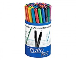 Fila-Tratto 807100 Tratto Pen - Barattolo da 50pz in colori assortiti