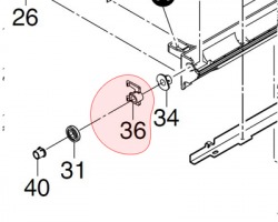 Kyocera 2C917180 Bush transfer roller originale