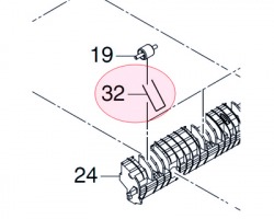 Kyocera 2C921200 Pulley feed shift originale