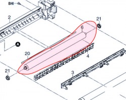 Kyocera 2C920060 Rullo fusore inferiore PFA compatibile (2C920061)