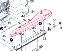 Kyocera 2C917010 Rullo trasferimento compatibile (2FT17011)