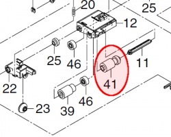 Kyocera 2AR07240 Gommino presa carta compatibile