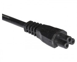 LKITX2 Cavo Splitter Di Alimentazione – Spina Italiana 3 Poli A Doppia Presa IEC, 1,7 M, Nero