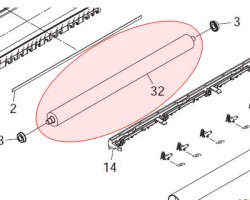 Kyocera 2H025270 Rullo fusore inferiore PFA compatibile