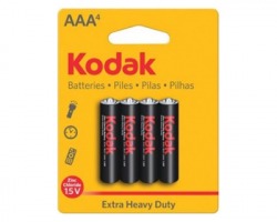 Kodak Batterie allo zinco AAA mini stilo 1.5V blister da 4pz