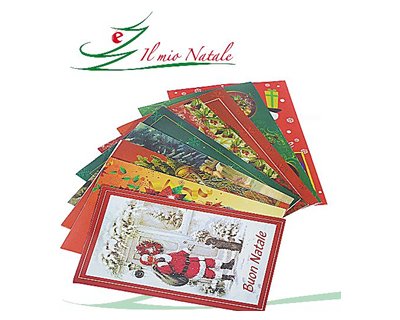formato DIN lungo altri disegni Set di 10 biglietti natalizi con busta SIGEL DS030