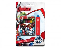 Avengers blister da 12 gessi colorati con portagesso