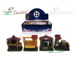 Pozzo focolare/ Lavatoio medio per presepe, misura 7.2cm, in 4 versioni assortite