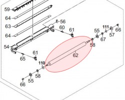 Kyocera 302GR22010 Transfer roller originale