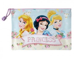 Disney Principesse Bustina portatutto con zip, misure 21x30 cm