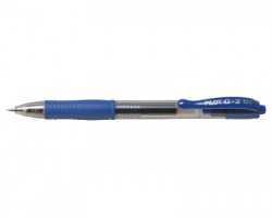 Pilot 001521 G2 - penna blu a sfera a scatto con inchiostro gel - conf. 12pz