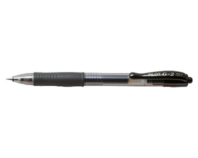 Pilot 001520 G2 - penna nera a sfera a scatto con inchiostro gel - OFBA srl